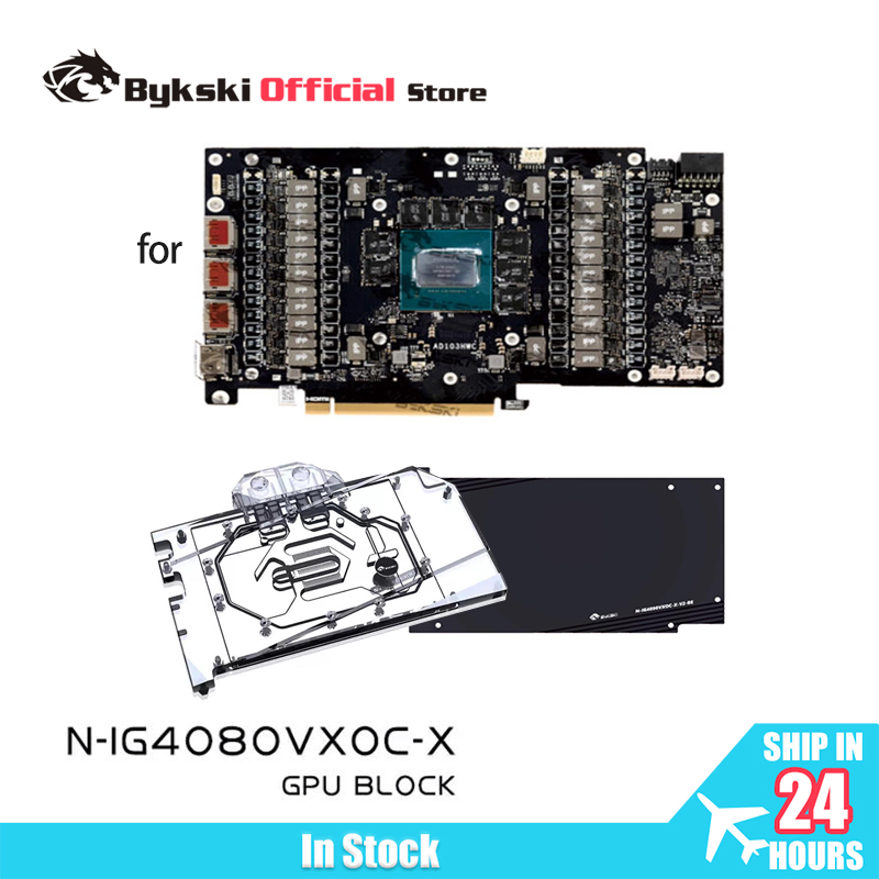 Rtx 4080 Water Cooling Block - Блок графического процессора Bykski N-IG4080VXOC-X для