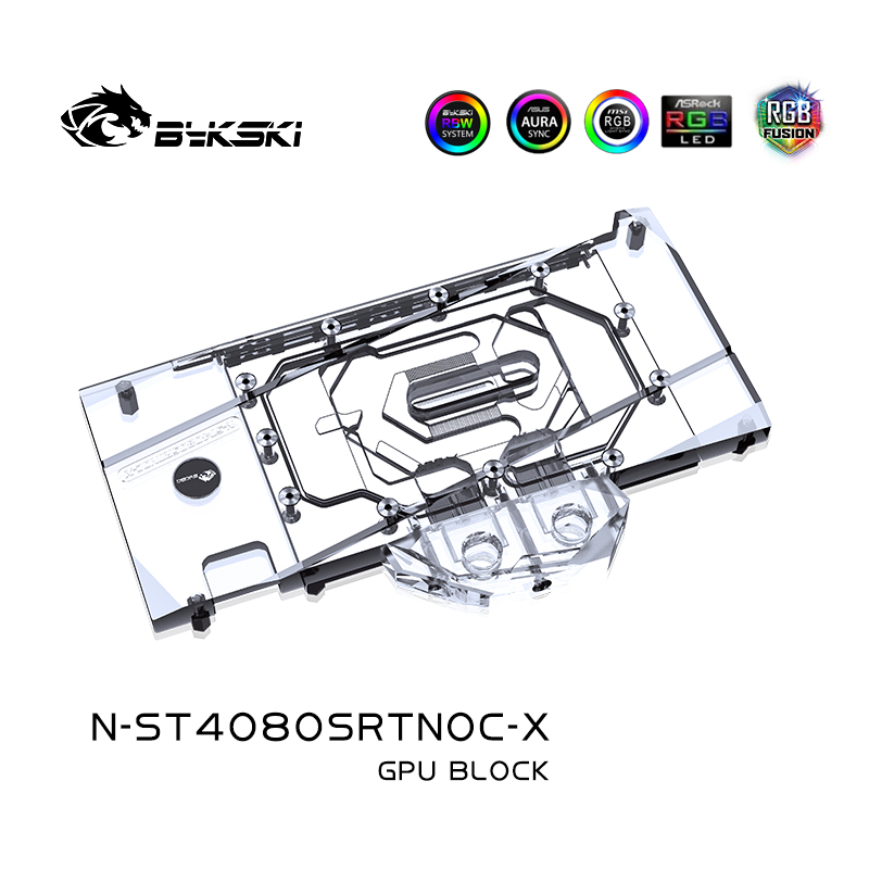 Водоблок Bykski N-ST4080SRTNOC – обзор и цена Rtx 4080 Super 16Gb