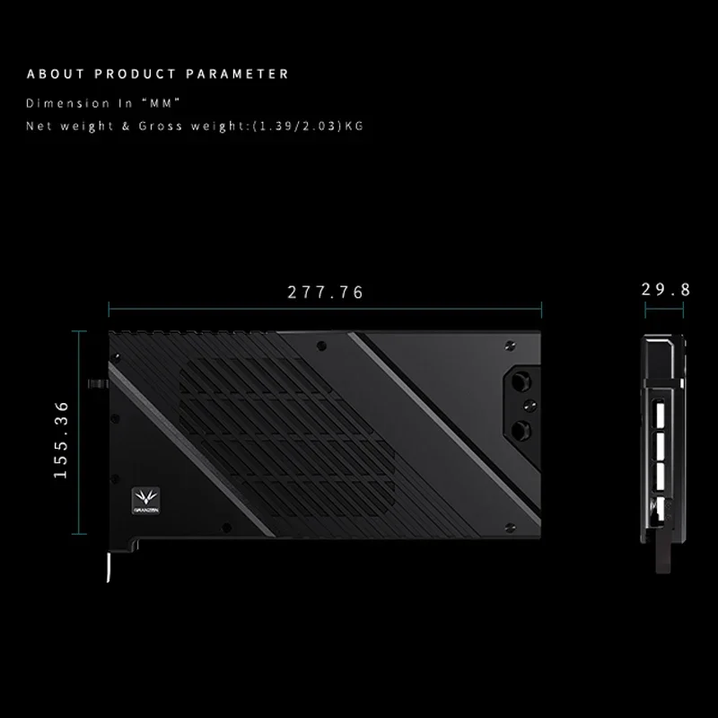 Водяной блок Granzon GPU для в – обзор и цена Rtx 4090 Water Block Full Cover
