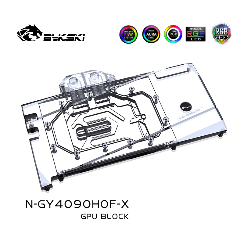 Блок графического процессора B – обзор и цена Rtx 4090 Water Block Full Cover