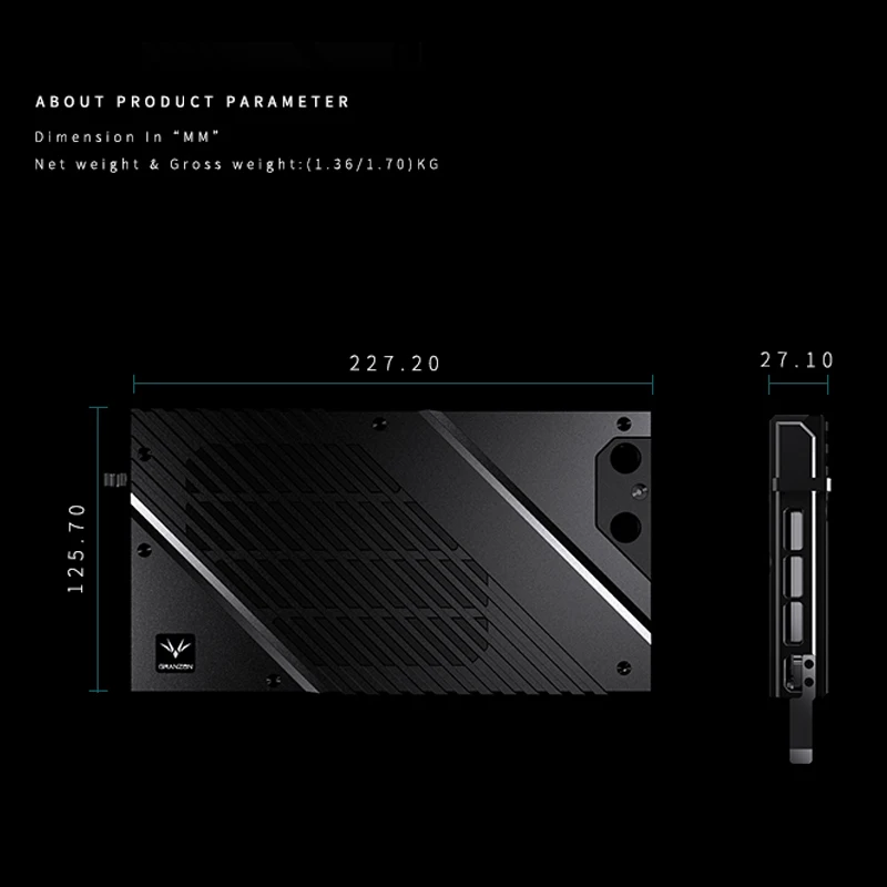 Блок охлаждения Granzon для ви – обзор и цена Rtx 4080 Water Cooling Block
